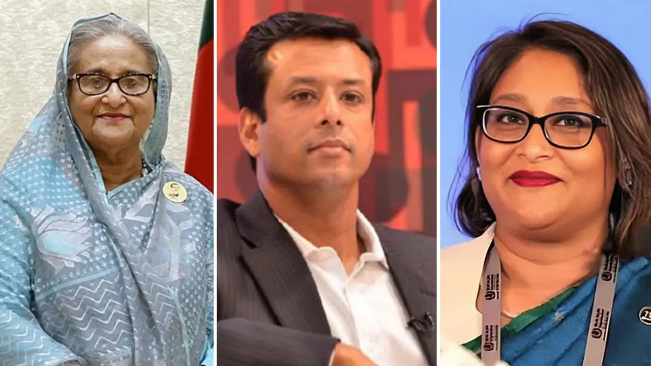 শেখ হাসিনা-জয়-পুতুলের বিরুদ্ধে পৃথক তিন মামলার রায় ২৭ নভেম্বর hasina-joy-putul