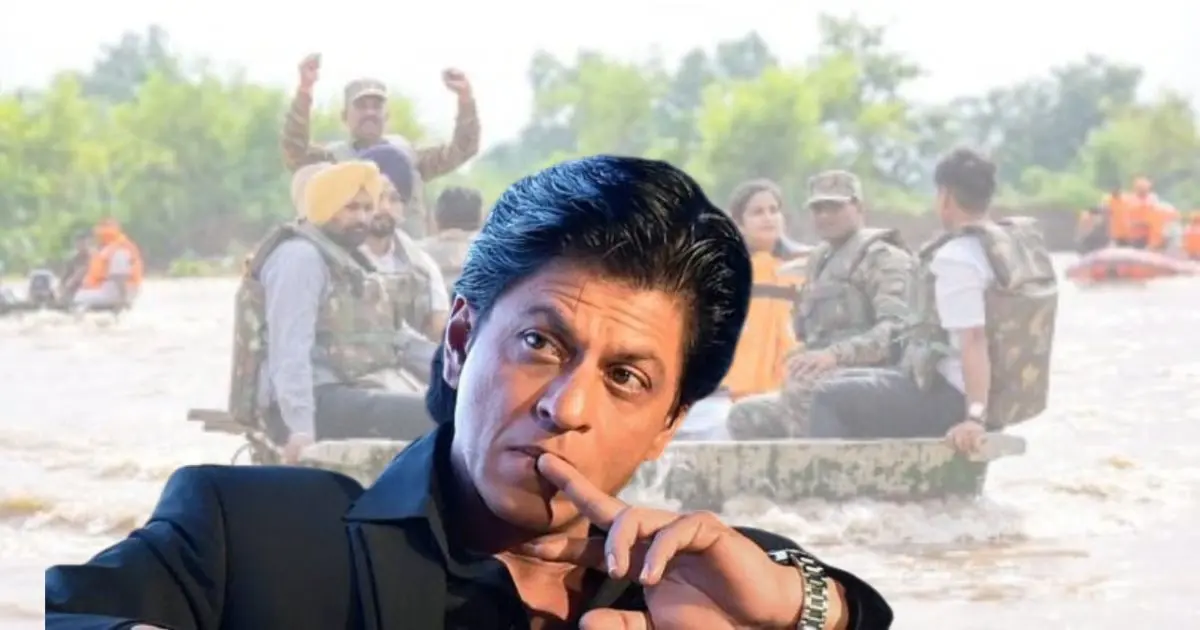 বন্যায় ক্ষতিগ্রস্তদের পাশে দাঁড়ালেন শাহরুখ খান shahrukh flood