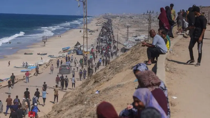 গাজায় যুদ্ধবিরতি ‘কার্যকর’, নিজ এলাকায় ফিরছে ফিলিস্তিনিরা gaza ack to home