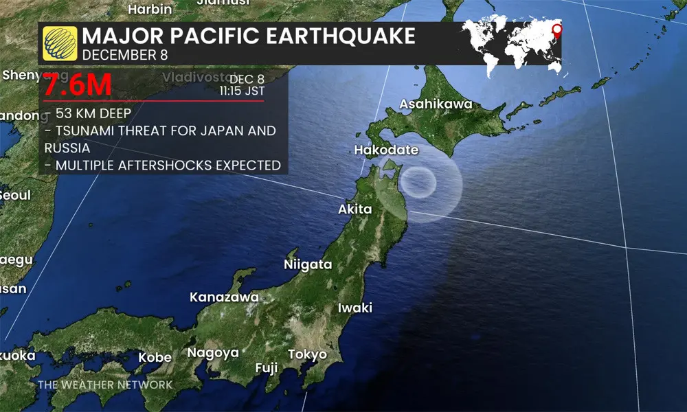 জাপানে ৭.৬ মাত্রার ভয়াবহ ভূমিকম্প, সুনামি সতর্কতা sunami japan