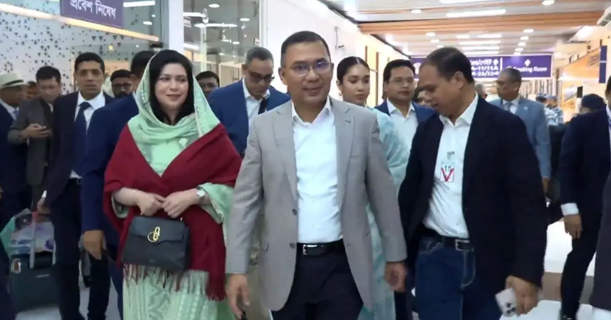 দীর্ঘ ১৭ বছর পর দেশের মাটিতে তারেক রহমান tr deshe